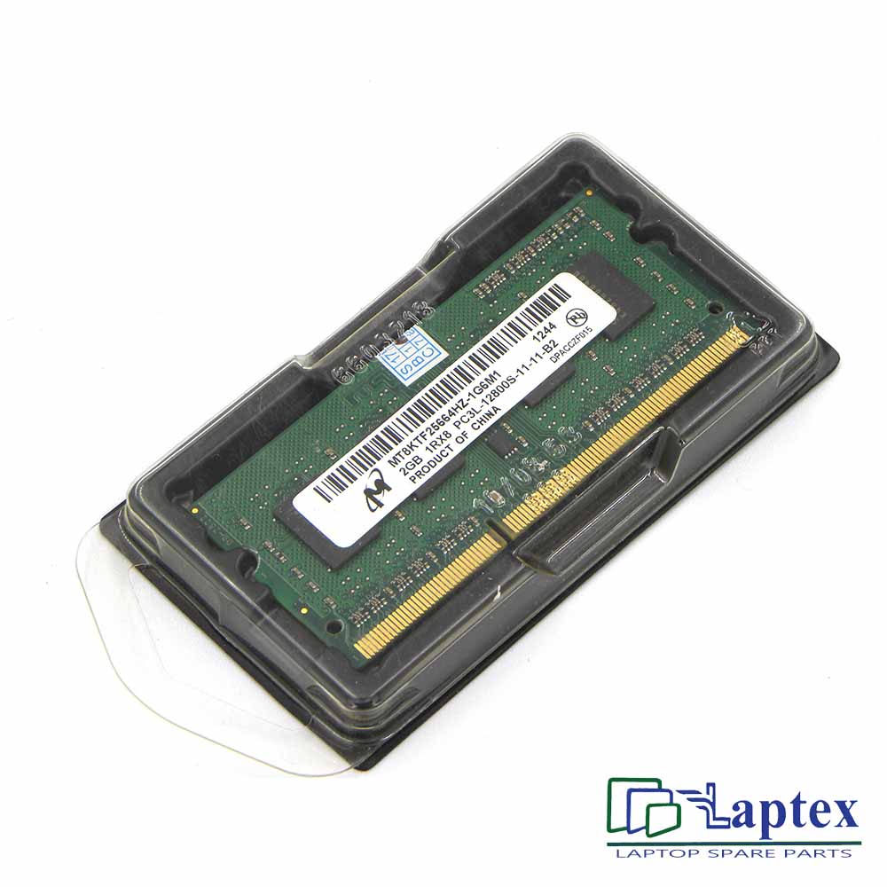 Laptop RAM 2gb 1rx8 Pc3l-12800s-11-11-b2